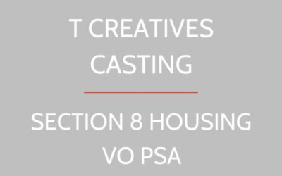 SECTION 8 HOUSING CAMPAIGN:  NON-UNION VO PSA