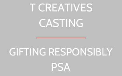 GIFTING RESPONSIBLY: NON-UNION PSA (ON-CAMERA & VO)