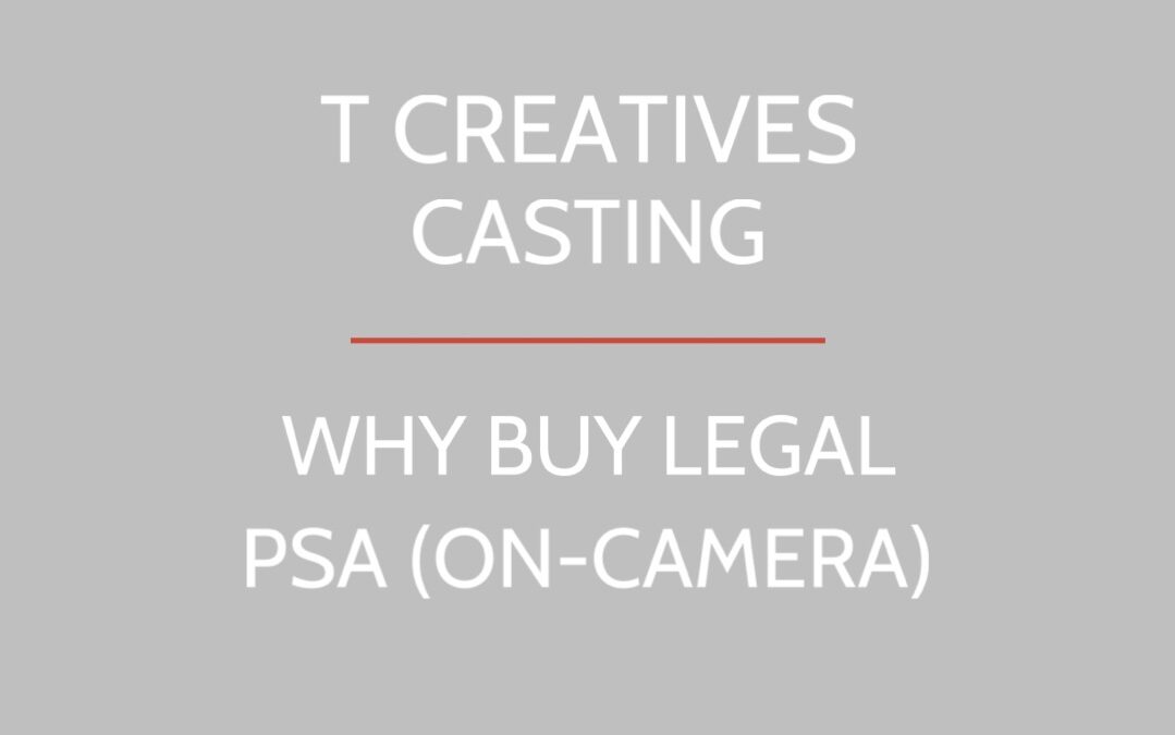 WHY BUY LEGAL: NON-UNION PSA (ON-CAMERA)