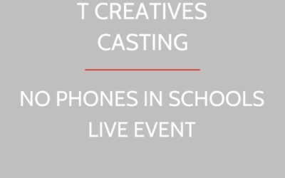 NO PHONES IN SCHOOLS: NON-UNION LIVE EVENT